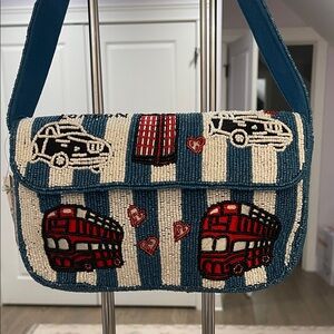 London Beaded Bag NWT